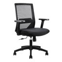 Ver imagem 1 de Cadeira de Escritório Office Diretor NR17 Chicago Preto Rivatti