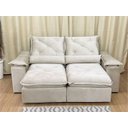 Ver imagem 3 de Sofá Retrátil e Reclinável Comfort Premium Tamanhos e Cores Cor:bege;tamanho:1,80