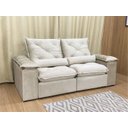 Ver imagem 5 de Sofá Retrátil e Reclinável Comfort Premium Tamanhos e Cores Cor:bege;tamanho:1,80
