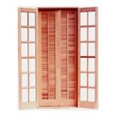 Ver imagem 2 de Porta Balcão de Madeira Maciça Abrir/abrir 2,10 (a) X 1,00 (l) Cx. 14 com Ferragens