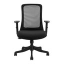 Ver imagem 2 de Cadeira para Escritório Diretor Office NR17 Boston Preto Rivatti