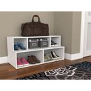 Ver imagem 4 de Sapateira Organizadora Caren 2 Portas 6 Prateleiras 90cm MDF Branco Woodcore