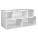 Ver imagem 1 de Sapateira Organizadora Caren 2 Portas 6 Prateleiras 90cm MDF Branco Woodcore