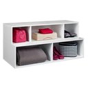 Ver imagem 2 de Sapateira Organizadora Caren 2 Portas 6 Prateleiras 90cm MDF Branco Woodcore