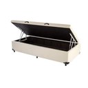Ver imagem 1 de Base Box Baú Articulada Solteiro 88cm - Tca 941 - Veludo Bege