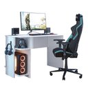 Ver imagem 2 de Mesa Gamer 3875 Qmovi Branco