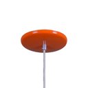 Ver imagem 2 de Pendente Meia Lua 24cm Luminária Lustre Alumínio Laranja