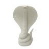 Escultura Cobra Naja Decorativa em Po de Marmore 15,5cm - 1