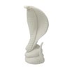 Escultura Cobra Naja Decorativa em Po de Marmore 15,5cm - 2