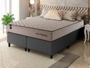 Ver imagem 1 de Conjunto Cama Box Espuma San Diego Bege Queen 158x198x67