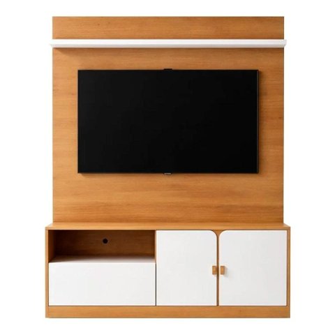 Estante Home Valdemóveis Monza 2 Portas 1 Gaveta Tvs até 55"