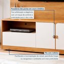 Ver imagem 7 de Estante Home Valdemóveis Monza 2 Portas 1 Gaveta Tvs até 55"
