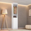 Ver imagem 1 de Guarda-Roupa Modulado Roupeiro Closet Sapateira 1 Porta Versatille Yescasa