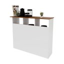 Ver imagem 6 de Mesa Bancada Balcão Ilha para Cozinha com 3 Portas e Nichos Divisor de Ambiente Veneza Branco