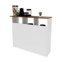 Ver imagem 6 de Mesa Bancada Balcão Ilha para Cozinha com 3 Portas e Nichos Divisor de Ambiente Veneza Branco
