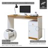 Escrivaninha 120cm 1 Porta 1 Gaveta 100% MDF Madrid - 5