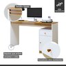 Escrivaninha 120cm 1 Porta 1 Gaveta 100% MDF Madrid - 4