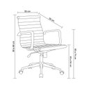Ver imagem 6 de Kit 4 Cadeiras de Escritório Diretor Esteirinha em Corino Sevilha