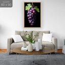Ver imagem 2 de Quadro Decorativo Uvas: Mod. 0413 Collor-ink Mod.0413 60 X 90cm Marrom