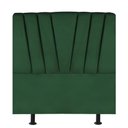 Ver imagem 2 de Cabeceira Solteiro Cama Box Estofada 100 Cm Lile Suede Verde