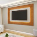 Ver imagem 1 de Painel para TV até 65 Polegadas 100% MDF com LED 220CMX130CM Mavaular Grécia Bege