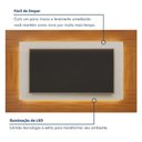 Ver imagem 5 de Painel para TV até 65 Polegadas 100% MDF com LED 220CMX130CM Mavaular Grécia Bege