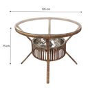 Ver imagem 4 de Conjunto para Jardim com Mesa e 4 Cadeiras Viviane Espresso Móveis