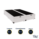 Ver imagem 4 de Cama Box Baú Queen Sintético Branco