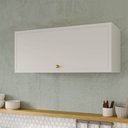 Ver imagem 1 de Armário Aéreo Planejado 1 Porta Basculante 80cm Marselha CabeCasa MadeiraOriginals Branco