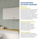 Ver mais imagens de Armário Aéreo Planejado 1 Porta Basculante 80cm Marselha CabeCasa MadeiraOriginals Branco