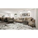 Ver imagem 3 de Poltrona Pétala Base Giratória Cromado em Linho:08-cru