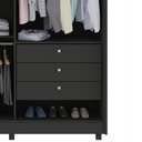 Ver imagem 7 de Guarda Roupa Casal 2 Portas 7 Gavetas com Espelho Apolo 100% MDF