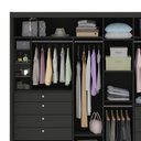 Ver imagem 6 de Guarda Roupa Casal 2 Portas 7 Gavetas com Espelho Apolo 100% MDF