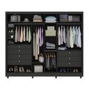 Ver imagem 2 de Guarda Roupa Casal 2 Portas 7 Gavetas com Espelho Apolo 100% MDF