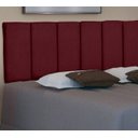 Ver imagem 3 de Cabeceira Cama de Solteiro Box 1,60 X 55 Cm Modelo Dubai Vinho