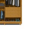 Guarda Roupa Casal 2 Portas 7 Gavetas com Espelho Apolo Gelius Móveis - 8