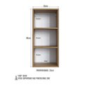 Ver imagem 7 de Armário Espelheira Organizador 36cm 2 Prateleiras e Porta Mel Cp7020