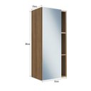 Ver imagem 6 de Armário Espelheira Organizador 36cm 2 Prateleiras e Porta Mel Cp7020