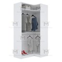 Ver imagem 3 de MÓDULO CLOSET CABIDEIRO EM L 100% MDF A 2,00 M473.B (CASA) MUNDI MOVEIS