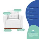 Ver imagem 4 de Kit 2 Poltronas Luxo Sala de Estar Bouclé Samuel