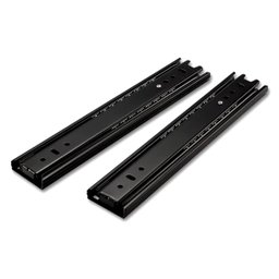 2 (1 Par) Corrediças Trilho Telescópico 45cm Gaveta Móvel - 1