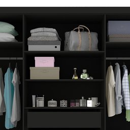 Guarda Roupa Casal Ripado 6 Portas 4 Gavetas com Espelho Absolut New 100% MDF - 10