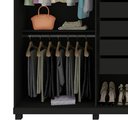 Ver imagem 6 de Guarda Roupa Casal Ripado 6 Portas 4 Gavetas com Espelho Absolut New 100% MDF
