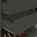Ver mais imagens de Guarda Roupa Casal Ripado 6 Portas 4 Gavetas com Espelho Absolut New 100% MDF