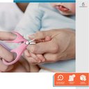 Ver imagem 5 de Kit Higiene Bebe 4 Peças com Estojo Cortador Pinça e Lixa Rosa