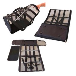 Bolsa Transporte Gato Cachorro Cao Pet Faixa Refletiva Animal de Estimaçao Pequeno Porte Passeio Laz - 3