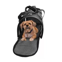 Bolsa Transporte Gato Cachorro Cao Pet Faixa Refletiva Animal de Estimaçao Pequeno Porte Passeio Laz - 2
