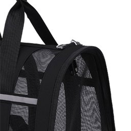 Bolsa Transporte Gato Cachorro Cao Pet Faixa Refletiva Animal de Estimaçao Pequeno Porte Passeio Laz - 14