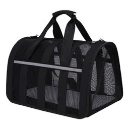 Bolsa Transporte Gato Cachorro Cao Pet Faixa Refletiva Animal de Estimaçao Pequeno Porte Passeio Laz - 13