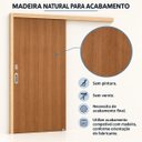 Ver imagem 7 de Kit Porta de Correr Lisa p/ Verniz Vanin 210x110cm Completa